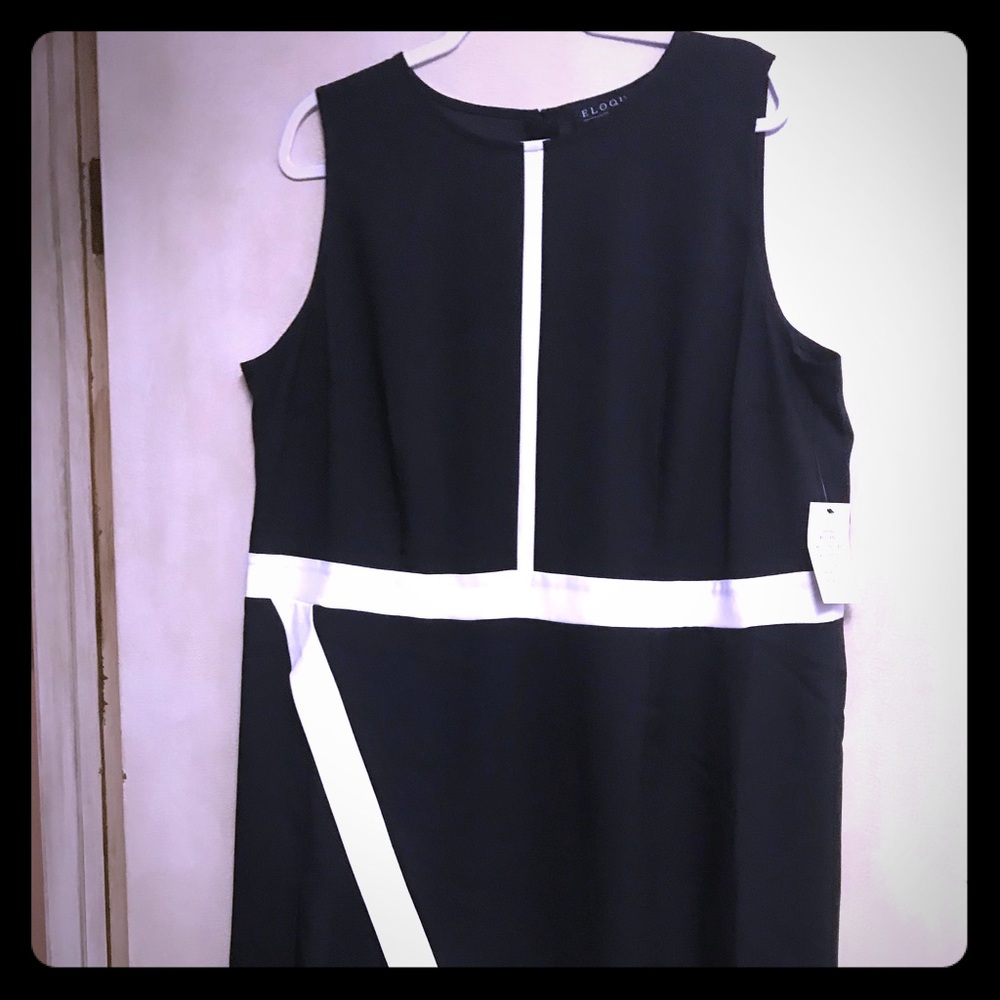 Eloquii size 20 color block sleeveless dress